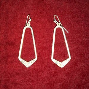 'Shine like the Chandelier' Simple Silver Earrings